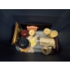 Image 2 : Storage Tote With Home Items Including Candles, Coasters, Mirror, Wire Baskets & More