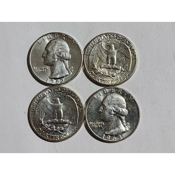 $1.00 Face Value in 90% Silver Quarters - Great Condition