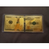 Image 1 : Rare Disney Pluto Gold Foil .999999 - 24K Gold Note In Protective Holder - Mint Condition