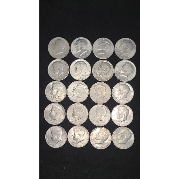 Bicentennial And Other Assorted Years Kennedy Half Dollars - Face Value: $10.00