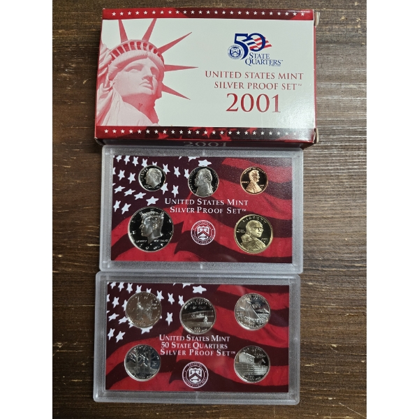 2001 United States Silver Proof Set