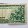 Image 7 : United States 1914 $5 Note Cleveland Federal Reserve Bank Blue Seal - Large-Size Currency 