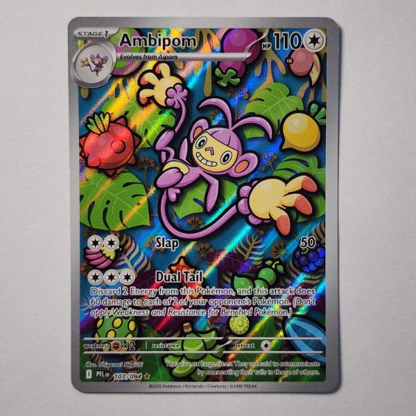 Ambipom 107/094 Holo Rare Near Mint Pokemon Trading Card