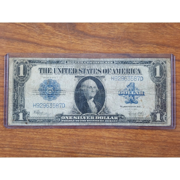 *Harder to Find* 1923 United States Silver Certificate ~ Unique United States Collectors Note!
