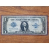 Image 1 : 1923 United States $1.00 Washington Horse Blanket Large Note in Holder - Silver Certificate