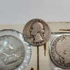 Image 3 : Three U.S. 90% Silver Coins: 1936 Quarter, 1963-D Franklin Half, & 1908-O Barber Half FV: $1.25