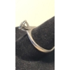 Image 2 : 14K White Gold Cluster Ring - Size 7.5 - Weight: 2.7g