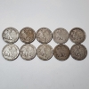 Image 5 : 10 Assorted Years United States 90% Silver Walking Liberty Half Dollars - Face Value: $5.00