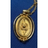 Image 3 : Vintage Avon Two Sided Reversible Necklace & Vintage Swiss Made Welsbro 17 Jewels Watch Pendant