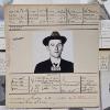 Image 2 : INTERESTING!!! Collection of 5 Antique MUGSHOT Bertillon Criminal Booking Sheets