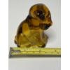 Image 8 : Adorable Degenhart Vintage Glass Dog Figurine- Amber Lite
