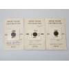 Image 1 : (3) Indian Head Cents: 1903, 1897, 1904 With Roscoe Village Restoration OH Souvenir Cards