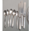 Image 2 : Home Decorators Inc Silverplated Scalloped Plate & Assorted Silverplated Flatware - 2.6 lbs