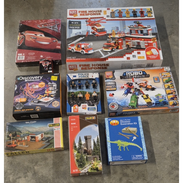 All Brand New Items! Including Wall Clock, Watch, Block Tech Sets, Discovery Sets & More!