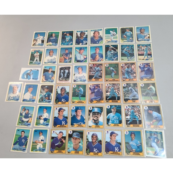 Assorted Topps Tiffany Royals Baseball Cards 
