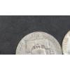 Image 3 : United States 1953-S & 1954 90% Silver Franklin Half Dollars - Face Value: $1.00