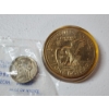 Image 4 : 1971 Eisenhower Dollar in Resin & 1943 Jefferson Nickel