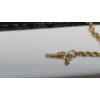 Image 4 : 14K Gold Twisted Rope Necklace - Weight: 4.6g