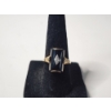 Image 1 : 10K Gold Ring with Onyx Stone - Size 6.5 - Total Weight: 3.3g