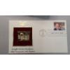 Image 3 : 22KT Golden Proof Replicas Of United States Stamps Binder With Some Stamps Inlcuded