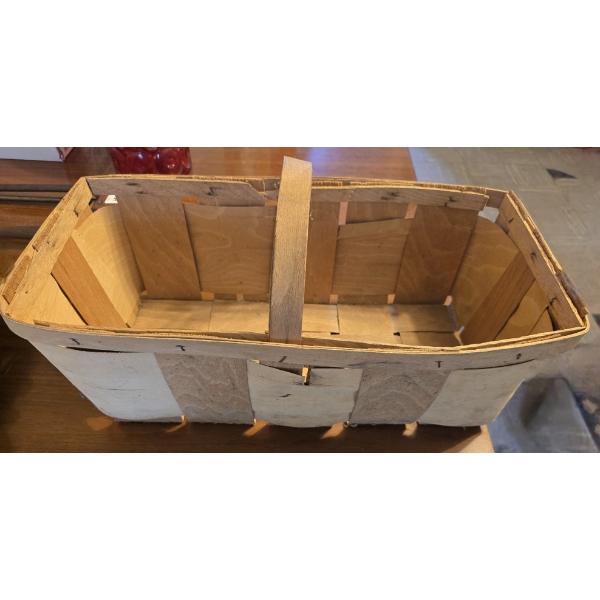 Vintage Apple Picking Basket