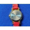 Image 3 : Vintage Lorus Quartz Disney Minnie Mouse Gold-Tone Red Band Watch