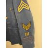 Image 5 : Royal Blue Vintage JROTC Academy Dress Uniform Jacket with gold-toned buttons - "Mueller" Nameplate 