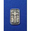 Image 1 : 1 oz .999 Fine Silver Art Bar - Easter Crucifixion Cross of Jesus