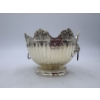 Image 2 : Vintage silver-plated Monteith bowl with a gold-tone interior 492.2 Grams