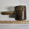 Image 2 : Three Vintage Collectibles Including Brass Sprinkler, Folding Hanger, and Advertising Thermometer