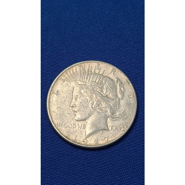 1927-S 90% Silver Peace Dollar