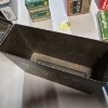 Image 4 : AMMO - U.S. MILITARY METAL AMMO BOX - HINGED - LOCKS - SEE PICS