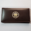 Image 4 : Authentic Uncirculated U.S. $2 Note with Gold-Tone Accents in Nice Leather Holder 