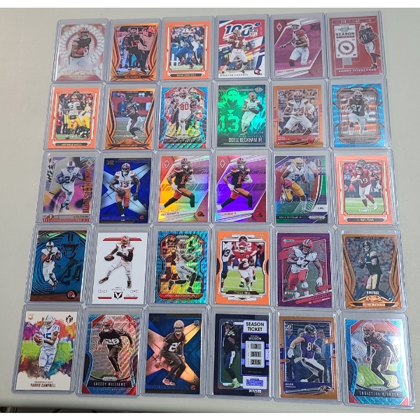 Assorted Panini Numbered Parallels /199 Football Cards