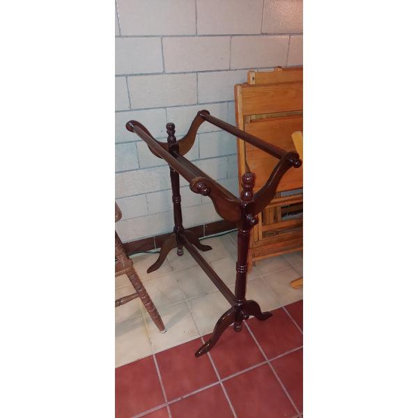 Mahogany Clothes Rack As Shown