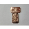 Image 4 : x2 1 AVDP Ounce .999 Fine Copper Bars - Walking Liberty & Silver Certificate Design - Mint Condition