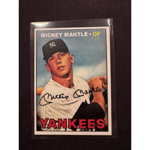 Mickey Mantle New York Yankees Baseball Card - Mint Condition