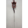 Image 1 : Vintage Collectible Wooden Cuckoo Clock - Birds and Leaves Wood Carved Design