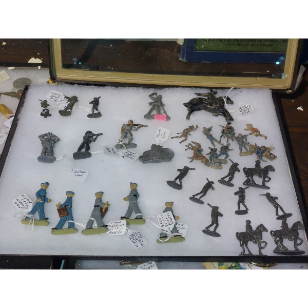 Antique Toy Soldier Collection - Lead & Spelter - Display Not Incl - This Is A Superior Group - See 