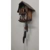 Image 3 : Vintage German Country Scene Cuckoo Clock With 3 Weights - See Details