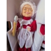 Image 2 : 23" Lighted & Animated Santa And Mrs. Claus Dolls