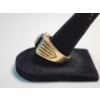 Image 2 : Vintage Art Deco Style Men's 10K Gold Ring - Size 10 - TW: 8.2g