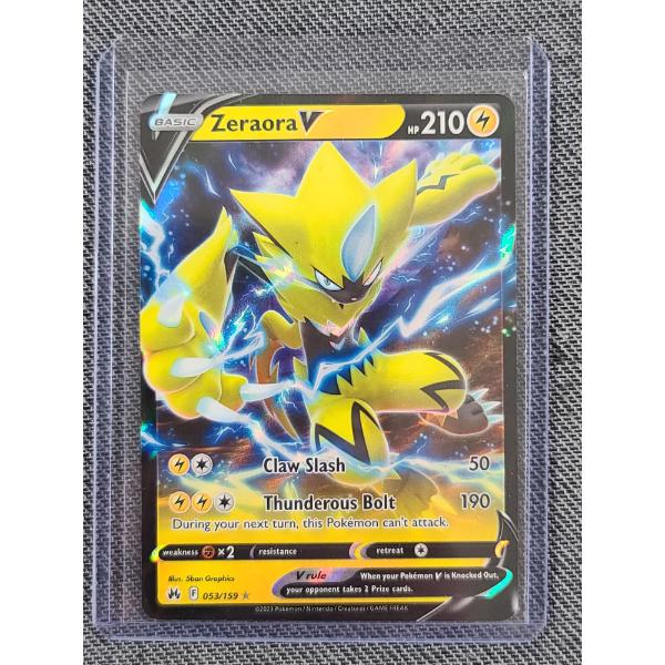 ZeraoraV 053/159 Holo 2023 Pokemon Trading Card Near Mint