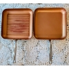 Image 1 : Two Like New Square Copper Pans