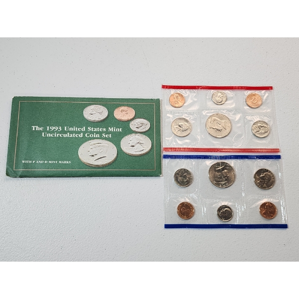 1993 United States Mint Uncirculated Coin Set