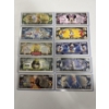 Image 1 : Rare Set Of 10 Disney Dollars - Million Dollar Bills In Protective Holder - Mint Condition