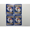Image 2 : Lot of 4 Vintage Reverse Holo Pokemon Trading Cards