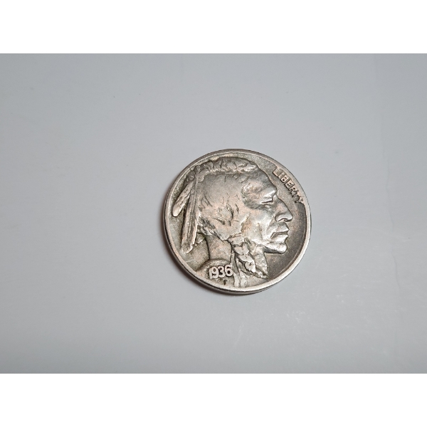 1936- S Buffalo Nickel in Excellent Condition