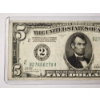 Image 2 : Series of 1928A ~ United States Federal Reserve $5 Bank of New York Redeemable in Gold Note ~ Hard T