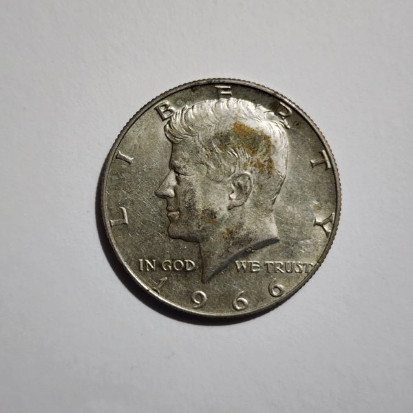 1966 United States 40% Silver Kennedy Half Dollar ~ Great Coin!